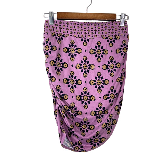 Free People Smokey Lilac She's Something Else Print Skirt NWT Size Small - Picture 2 of 9